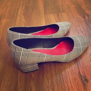 Plaid block-heel ModCloth shoes